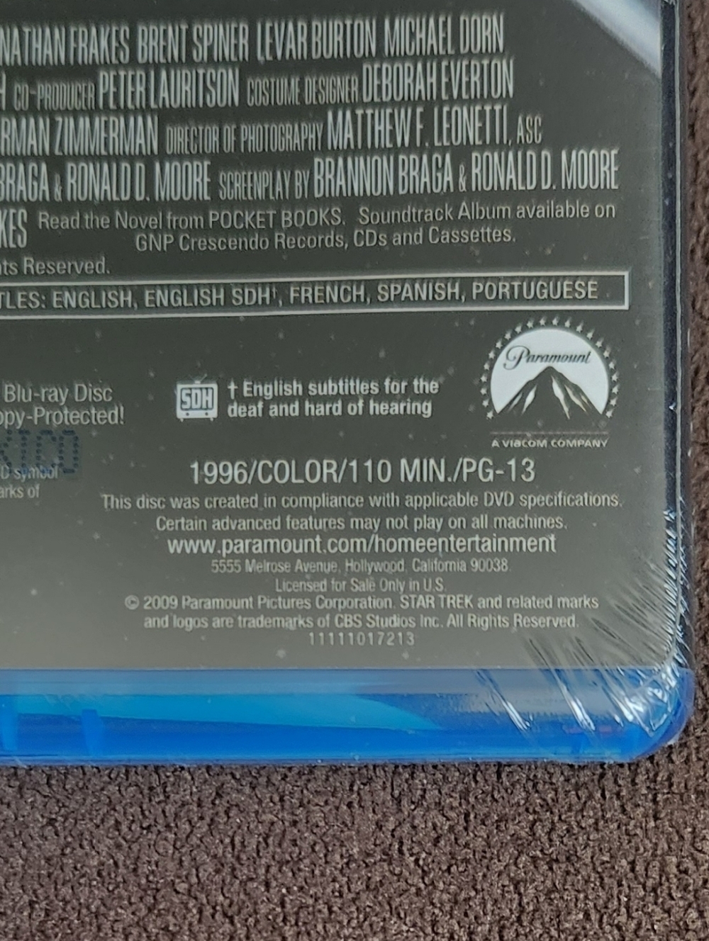 🖖 Star Trek: First Contact - Blu-ray (New & Factory Sealed!) 🖖 - Picture 7 of 8